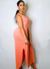 Catch Me If You Can Maxi Dress Deep Coral